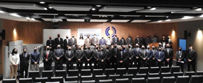 Secretário de Estado do GSI-RJ, Marcelo Cordeiro Bertolucci, realiza a abertura do 14° CPA