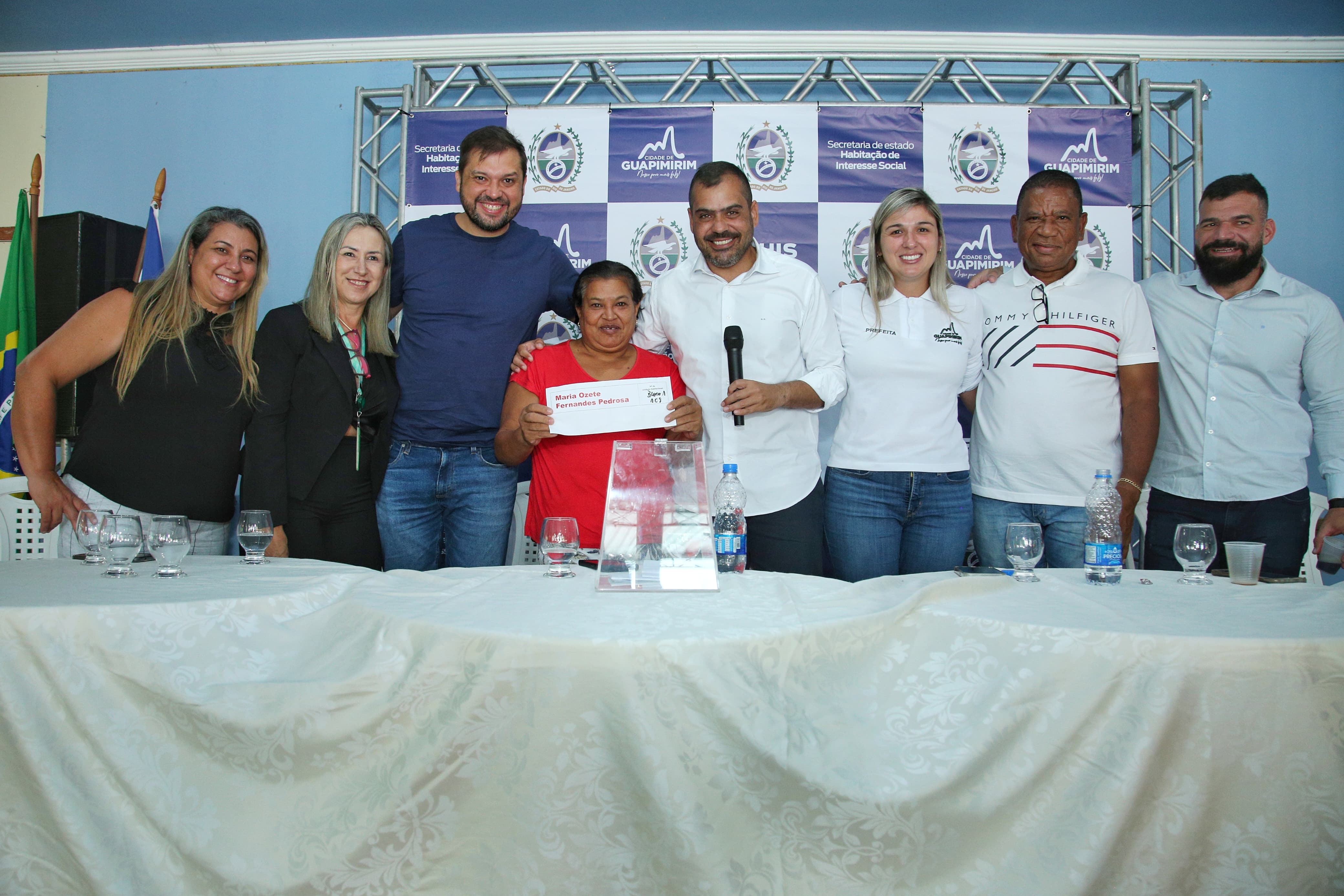 Habitação sorteia e anuncia data de entrega de 40 unidades habitacionais em Guapimirim