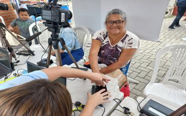 Dona Margarete dos Anjos conseguiu fazer a segunda vida da identidade