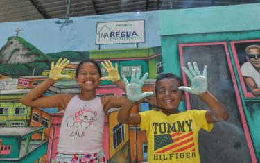 Mangueira entra no clima da Copa