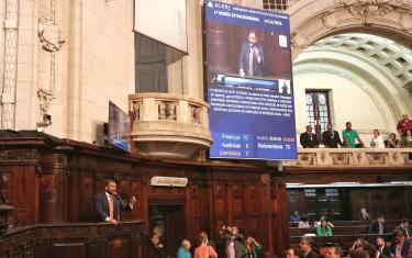 Secretário Bruno Dauaire defende projeto do Habita+ Subsidiado no plenário da Alerj