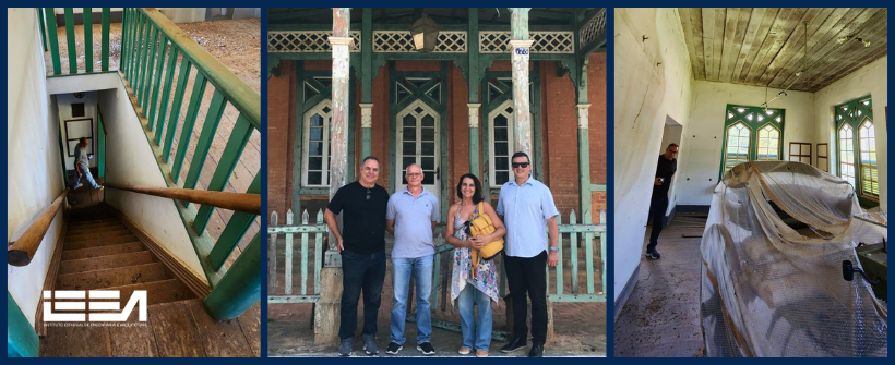 IEEA realiza vistoria técnica no Museu Rodoviário de Comendador Levy Gasparian para iniciar projeto de restauração