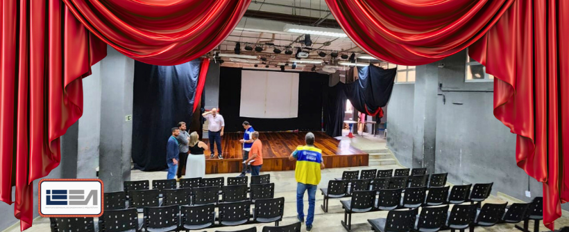 IEEA REALIZA VISTORIA TÉCNICA NO CINE/TEATRO DA ROCINHA EM PARCERIA COM A SECEC
