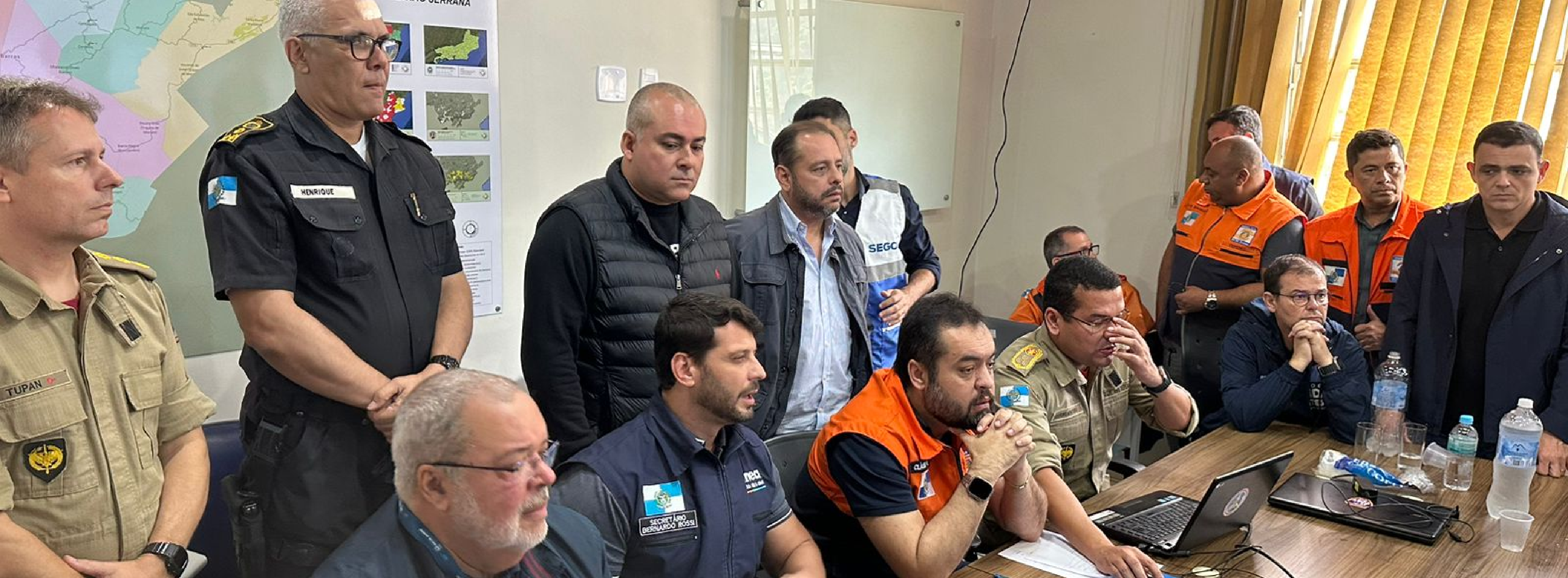 Presidente do IRM acompanha governador no Comitê de Chuvas em Petrópolis