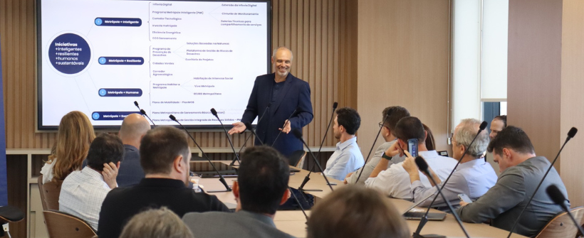 Diretor Mauricio Knoploch, apresenta iniciativas do IRM, para Emerging 