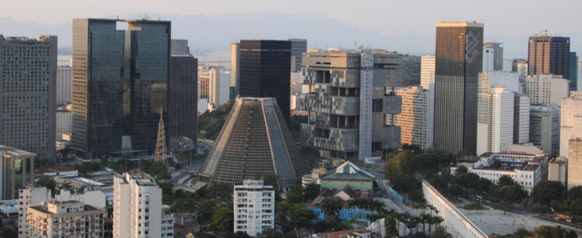 Vista panoramica do Centro do Rio de Janeiro