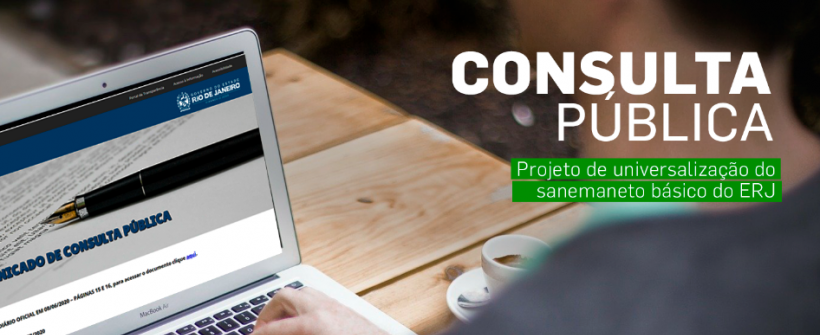 Consulta e Audiência Pública do projeto de Universalização dos Serviços Públicos de Saneamento Básico