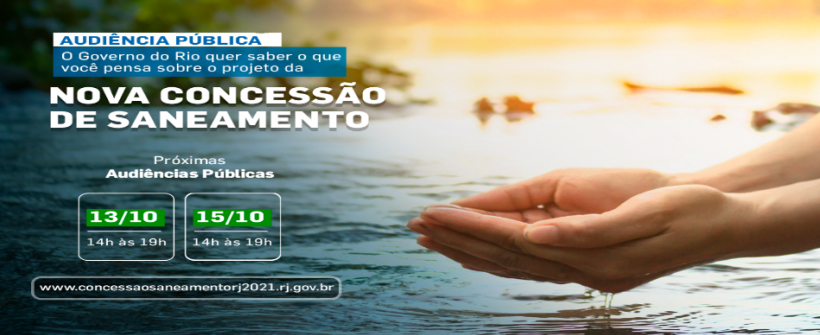 Na próxima quinta-feira (30/09), o Governo do Estado coloca em consulta pública o edital e demais documentos que constituem a modelagem da nova concessão de saneamento. O objetivo é que a sociedade civil colabore com a construção do documento. O prazo da consulta vai de 30 de setembro a 30 de outubro. Também serão realizadas duas audiências públicas, nos dias 13 e 15 de outubro. O lançamento do edital está previsto para novembro, e o leilão, programado para o fim de dezembro.  Será possível ter acesso a tod