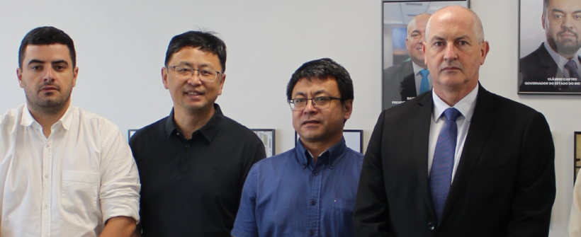 IRM recebe cônsul comercial da China e representantes de importante empresa chinesa de engenharia