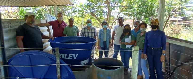 PESAGRO e Secretaria de Agricultura implementam unidade de produção de fertilizante em Quissamã