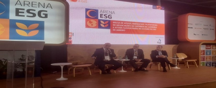 Participantes durante plenária ‘Bolsa de Ativos Ambientais: Plataforma de Negociações de Créditos de Carbono e Ativos Sustentáveis no Estado do Rio de Janeiro’