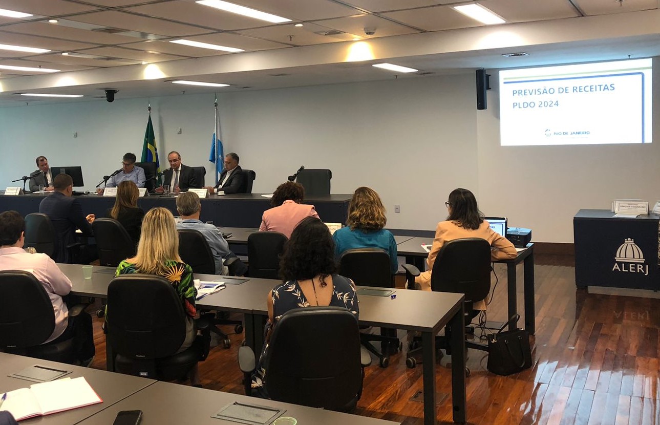 Audiência na Alerj discute Projeto de Lei das Diretrizes Orçamentárias de 2024