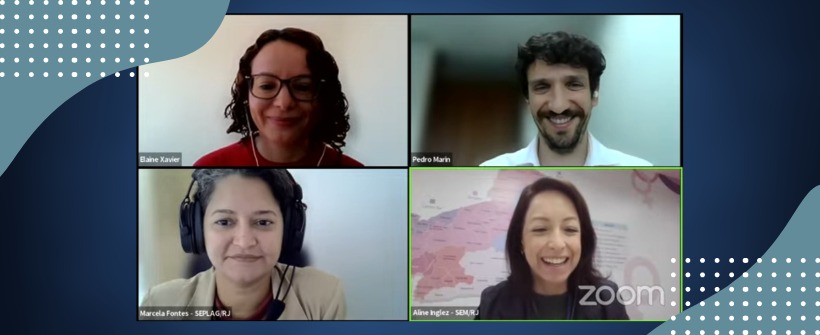 foto dos palestrantes online