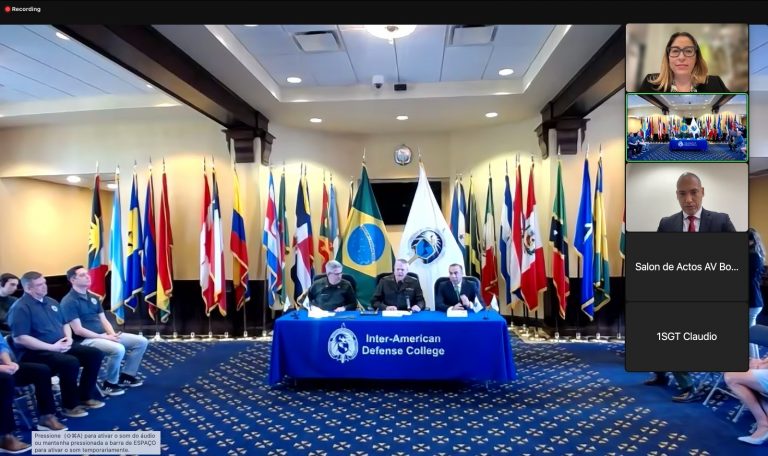 A cerimônia online contou com a participação da subsecretária Executiva Ana Beatriz Leal.