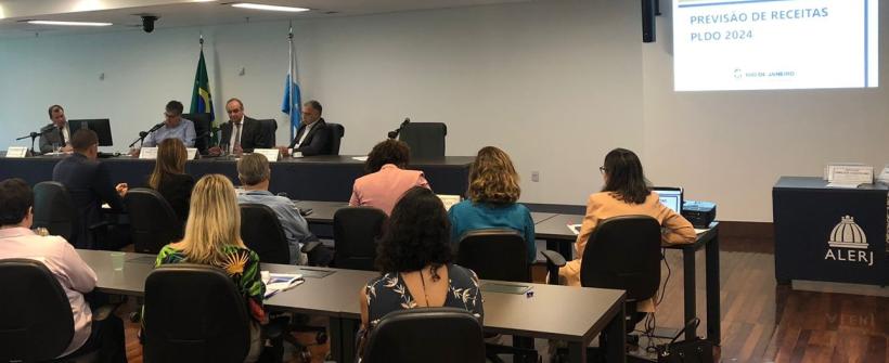 Audiência na Alerj discute Projeto de Lei das Diretrizes Orçamentárias de 2024