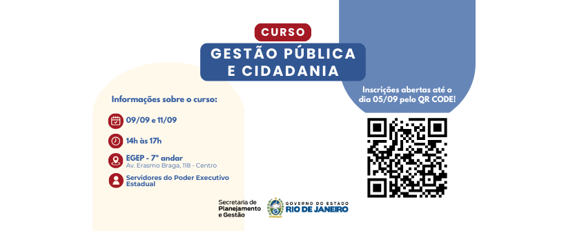 Curso de Gestão Pública e Cidadania