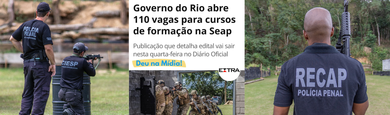 Governo do Rio abre 110 vagas para cursos de formação na Seap