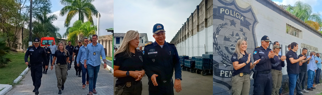 Secretária da Seap recebe Secretário da SEPM em visita ao Complexo de Gericinó