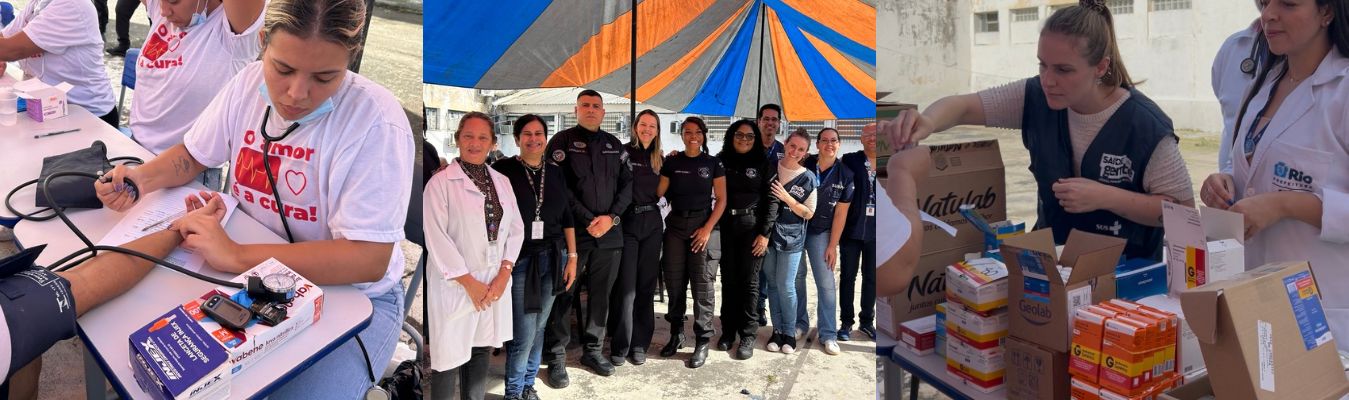 Ação leva atendimento médico e assistência à saúde para internas da Talavera Bruce
