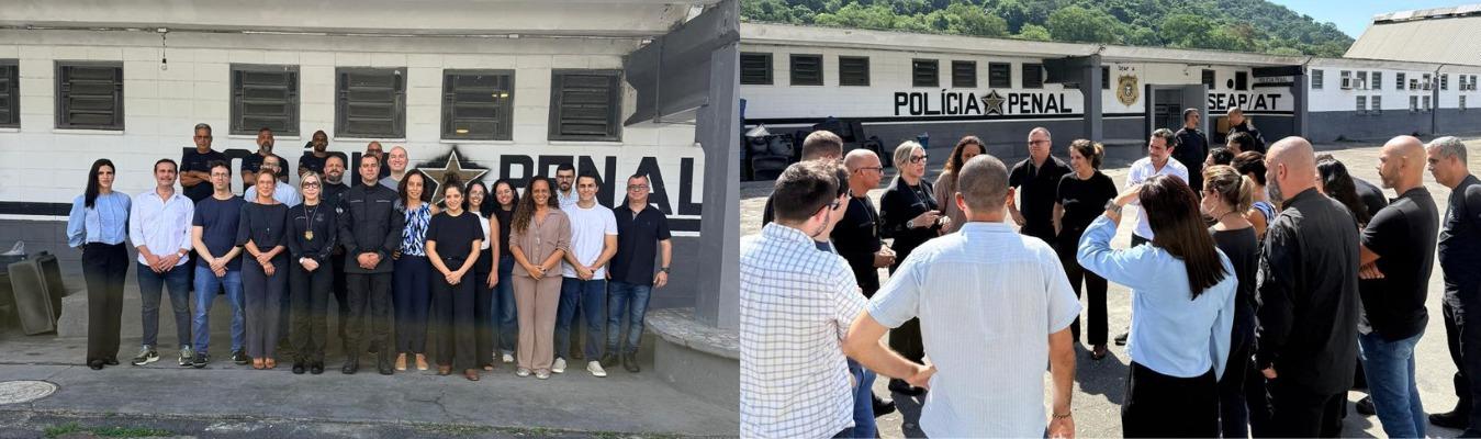 Polícia Penal recebe visita técnica de profissionais da Segurança Pública e da Justiça