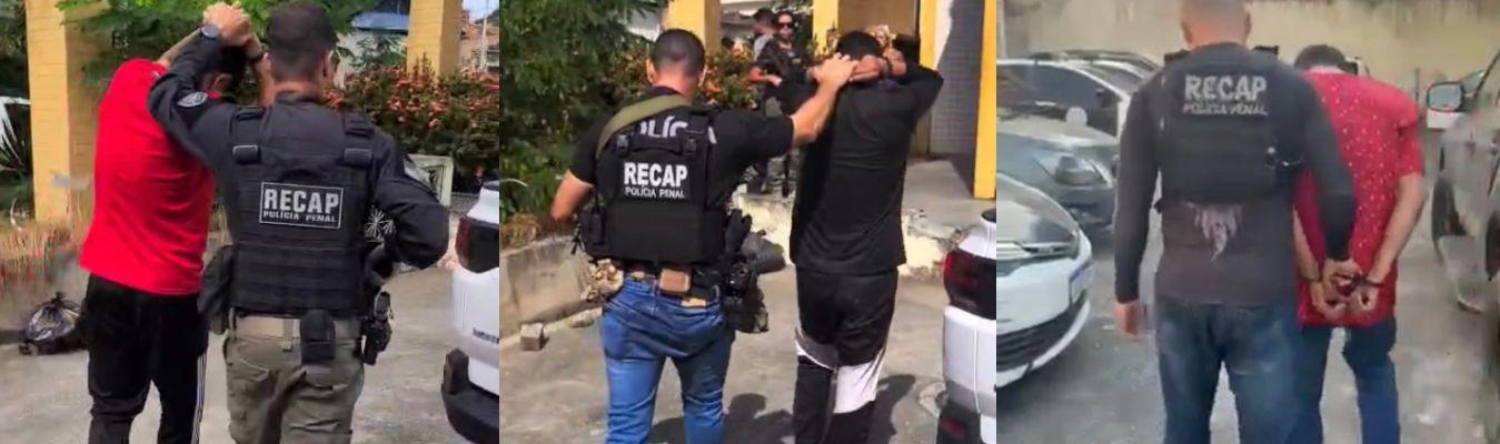 Polícia Penal recaptura três criminosos no Centro do Rio