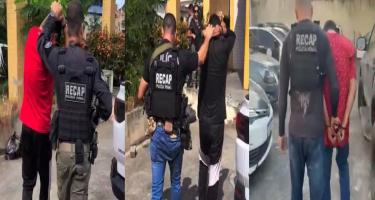 Polícia Penal recaptura três criminosos no Centro do Rio