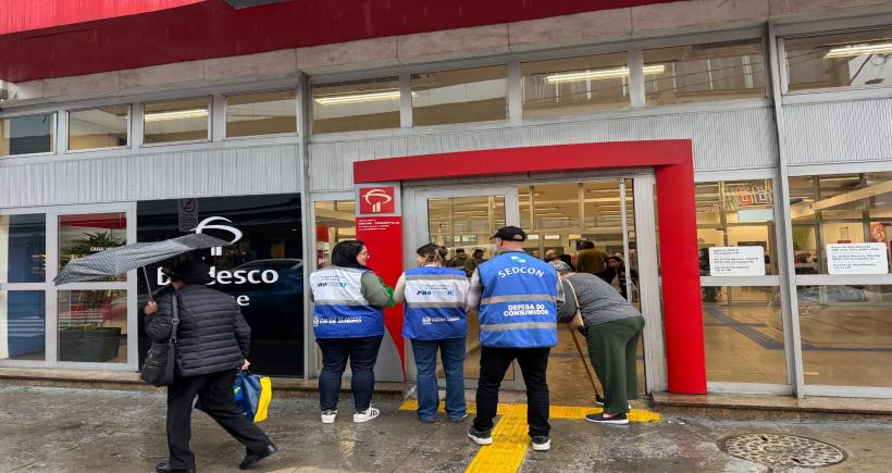 fiscais em banco