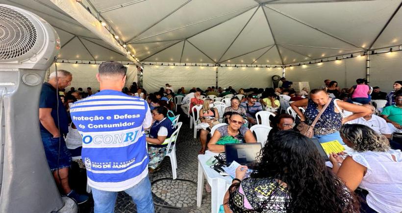 Procon RJ encerra mutirão do dia do consumidor com 1360 atendimentos e com descontos de mais de 90%