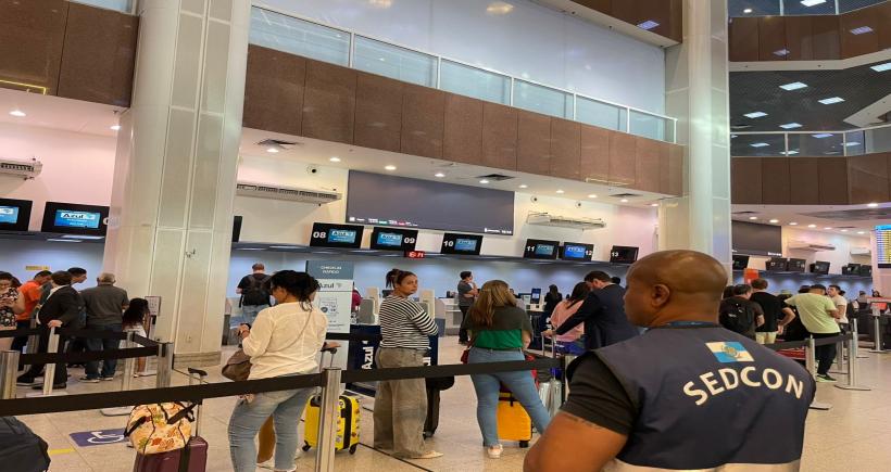 Fiscalização no aeroporto Santos Dumont