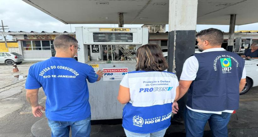 Fiscalização posto