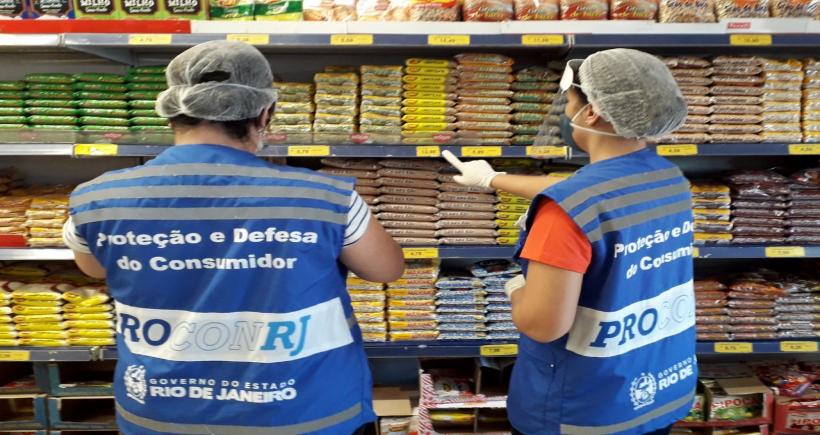 Procon-RJ realiza pesquisa de preço de arroz e feijão em todo o estado