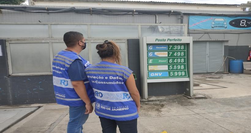 Procon-RJ constata que o preço do GNV subiu cerca de 45% em alguns postos