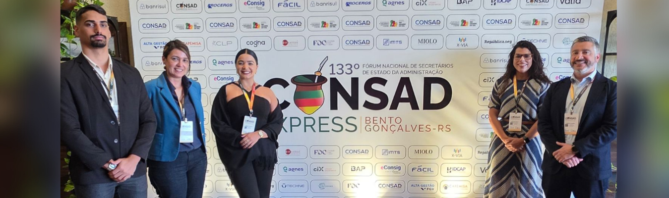 Secretaria de Transformação Digital e PRODERJ participam do Consad Express