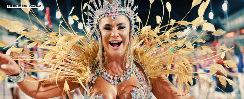 Carol Noronha estreia na Marquês de Sapucaí em ensaio técnico da União da Ilha.