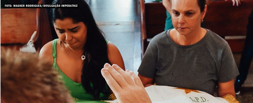 Em missa no Santuário da Penha, Imperatriz Leopoldinense celebra pré-Carnaval ao lado da comunidade e segmentos da escola