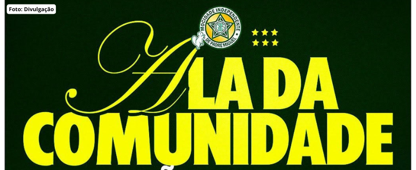 Mocidade inicia recadastramento para alas de comunidade do carnaval 2027. A Mocidade Independente de Padre Miguel dará início neste próximo fim de semana (16 e 17/05), ao recadastramento das alas de comunidade para o Carnaval 2027. Neste primeiro momento, o ato é destinado a quem desfilou no último carnaval. Os interessados devem comparecer à quadra da escola, localizada na Vila Vintém, das 10h às 17h. No ato da inscrição, os Independentes serão contemplados com uma carteirinha personalizada e uma camisa es