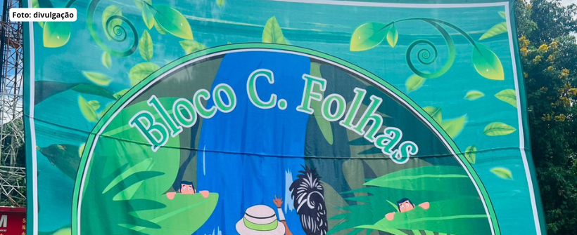 BLOCO FOLHAS COMEMORA 30 ANOS DE FOLIA EM MAGÉ    Quando pensavam em “folhas secas, caindo de uma Mangueira”, Nelson Cavaquinho e Guilherme de Brito compuseram um dos sambas mais bonitos do cancioneiro brasileiro. Em Santo Aleixo, distrito de Magé, a história é outra. O bloco Folhas completa três décadas este ano, vibrante e com folhas que trazem alegria e uma mensagem de conscientização e respeito pela natureza. O enredo “O Bloco Folhas abraça Santo Aleixo – 30 anos de alegria e encanto natural” vai tratar