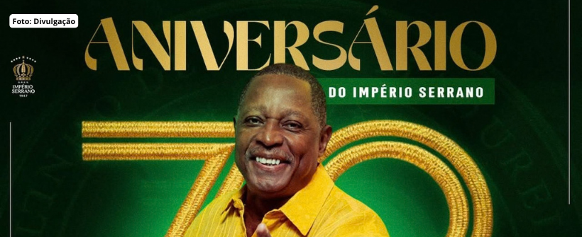Império Serrano comemora aniversário com show de Marquinhos Sathan. O Império Serrano utilizou suas redes sociais para divulgar sua festa de aniversário para o próximo dia 23 de março (segunda-feira), a partir das 18 horas em sua quadra de ensaios. O endereço é Avenida Ministro Edgard Romero, 114 – Madureira com entrada franca e os foliões deverão apresentar o traje obrigatório de verde e branco.  Foto: Divulgação.
