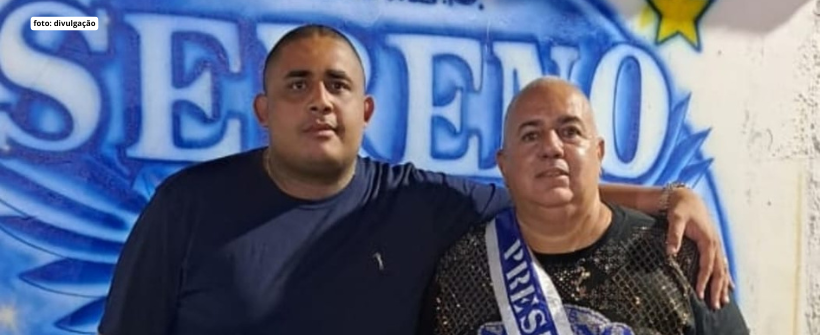 ANDRÉ BAIACU É ACLAMADO PRESIDENTE DO SERENO DE CAMPO GRANDE. O GRES Sereno de Campo Grande viveu um momento marcante na última terça-feira (7), durante cerimônia realizada em sua quadra, na Zona Oeste do Rio, para aclamação do novo presidente, André Baiacu. O evento reuniu diversos segmentos da azul e branco, além de importantes nomes do mundo do samba. A solenidade também contou com a presença do presidente da SUPERLIGA, Luiz Vinícius Macedo (foto), reforçando a relevância do momento para a escola e o cen