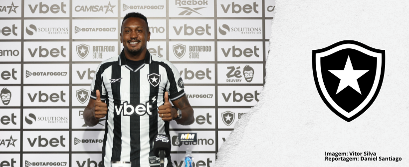 Edenílson é apresentado oficialmente como reforço do Botafogo