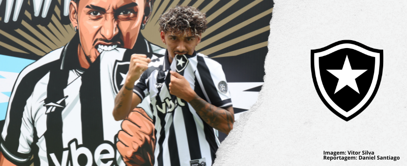 Cristian Medina é apresentado no Nilton Santos e recebe camisa 5 do Botafogo das mãos de John Textor
