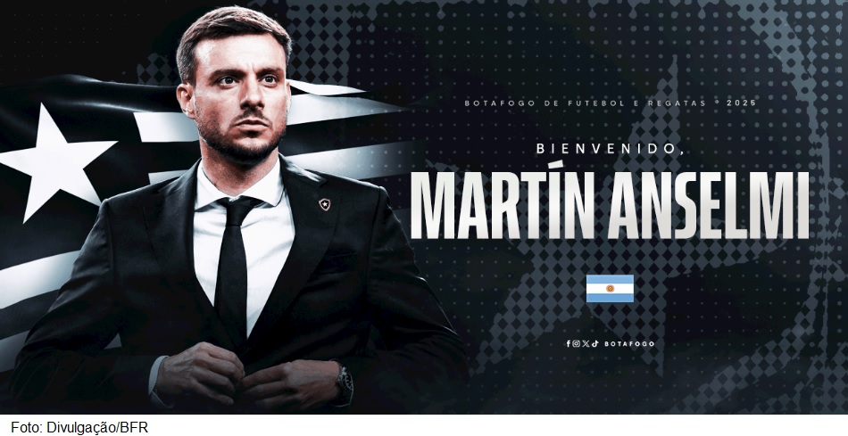 Botafogo anuncia Martín Anselmi como novo treinador da equipe