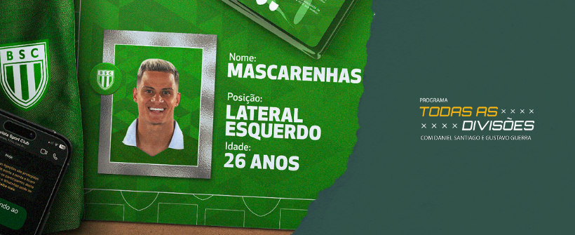 Boavista anuncia contratação do lateral-esquerdo Mascarenhas, ex-Fluminense