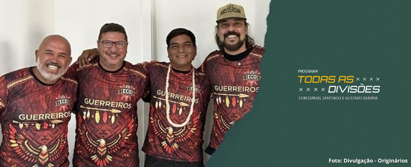 Esporte Clubes Originários anuncia Gabriel O Pensador como embaixador da equipe