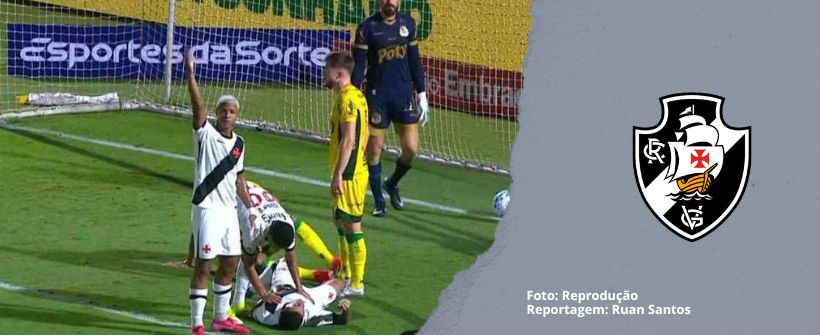 Com erros defensivos, Vasco perde para o Mirassol na estreia do Brasileirão