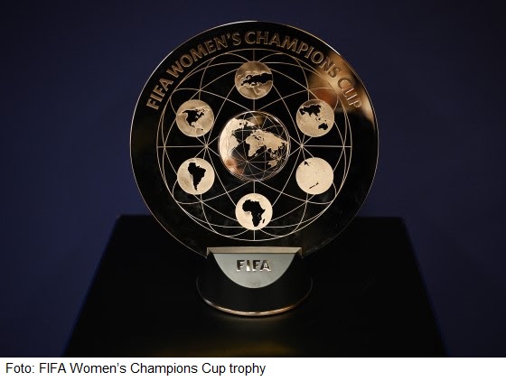 Troféu da primeira Copa dos Campeões Feminina da FIFA é revelado em Londres