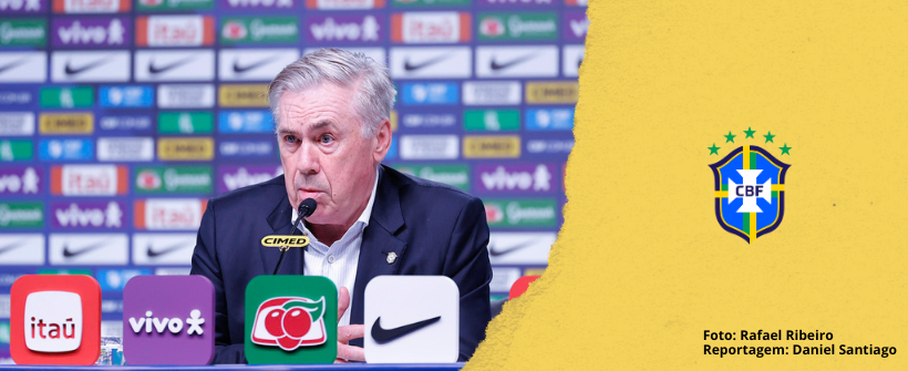 Carlo Ancelotti mantém Neymar de fora, mas surpreende com novidades em convocação para amistosos da Seleção Brasileira