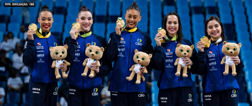 Brasil conquista dois ouros no Pan-Americano de Ginástica Rítmica no Rio