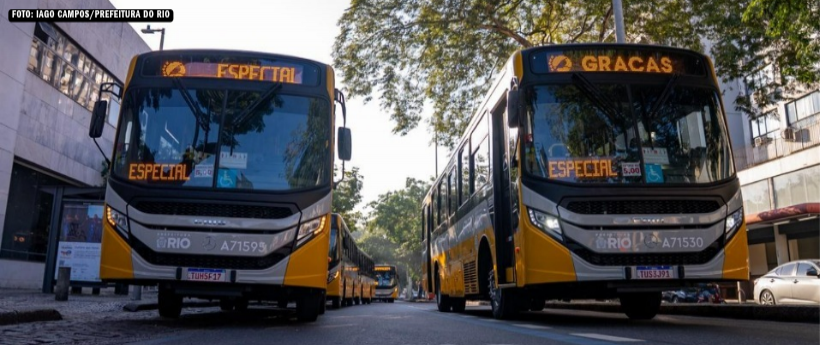 Prefeitura do Rio entrega 40 novos ônibus e retoma quatro linhas em Vila Isabel e região