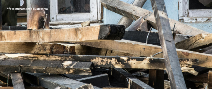 Desabamento de casa no Rio Comprido